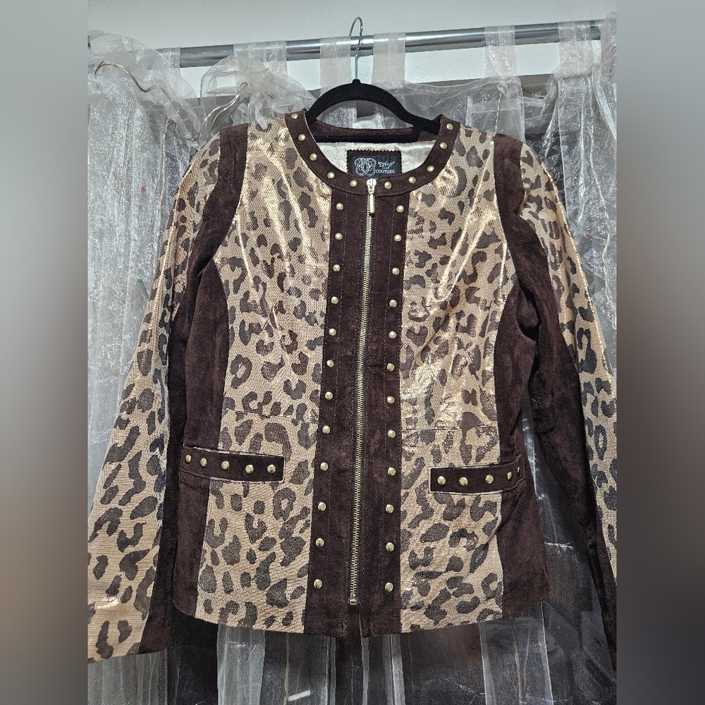 EUC Sharif Couture Leather Jacket (S)